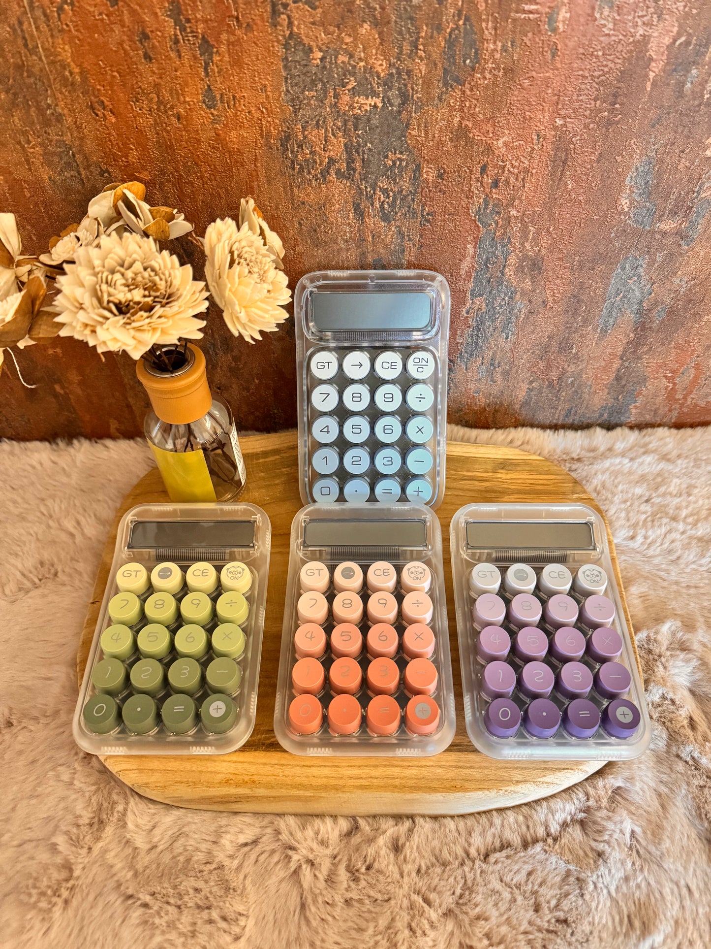 Ästhetischer Taschenrechner mit großen Display