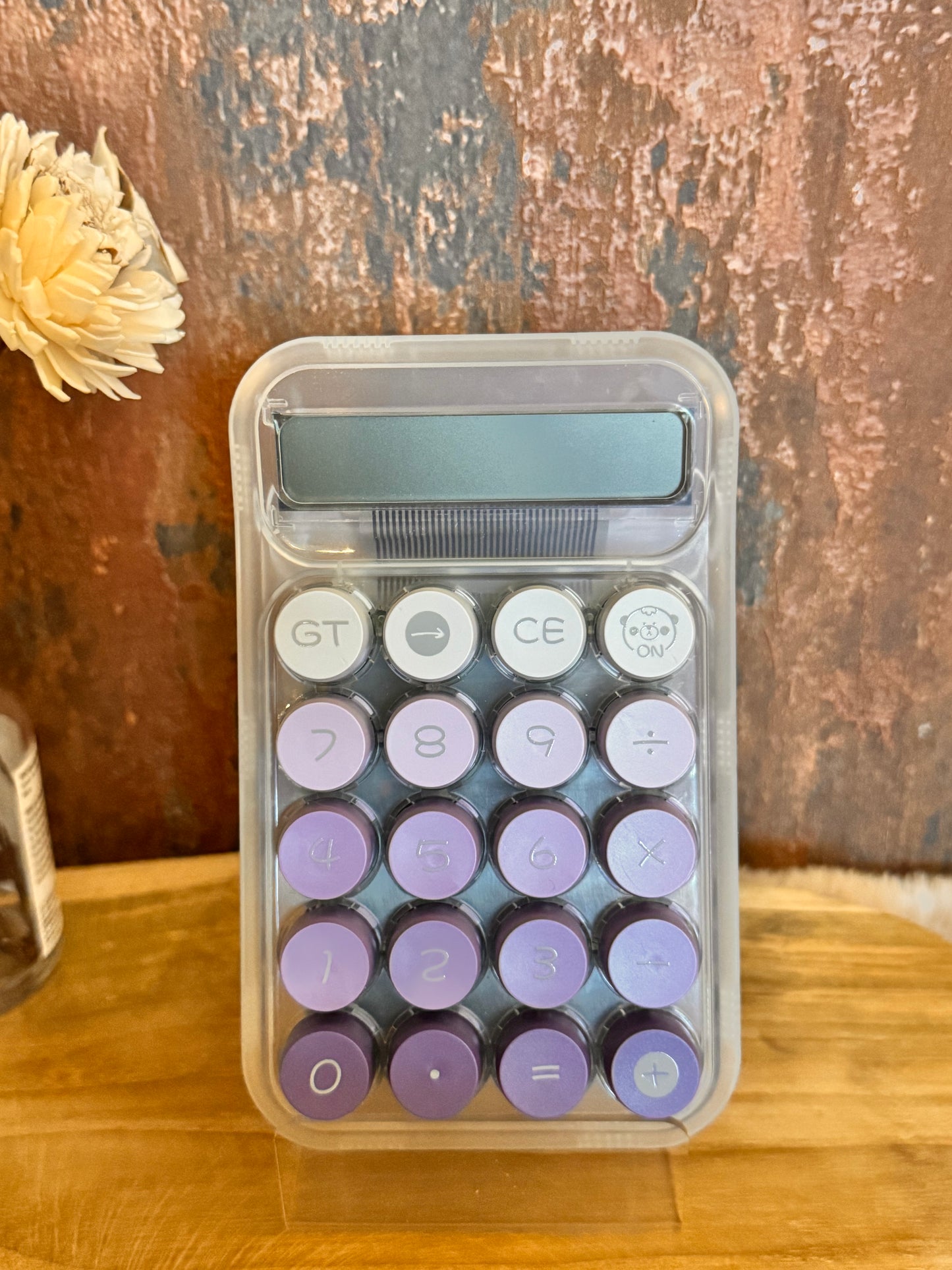 Ästhetischer Taschenrechner mit großen Display