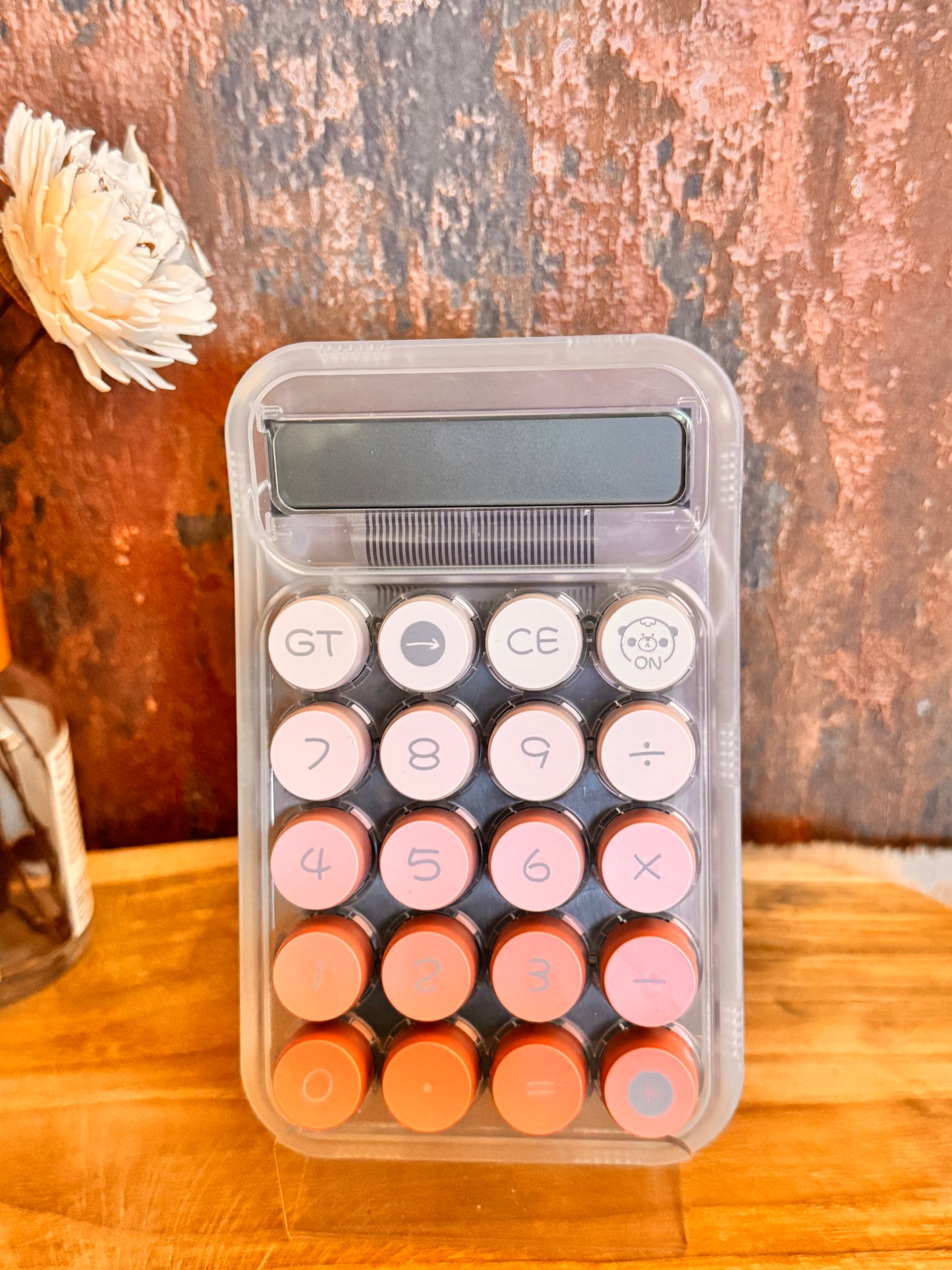 Ästhetischer Taschenrechner mit großen Display