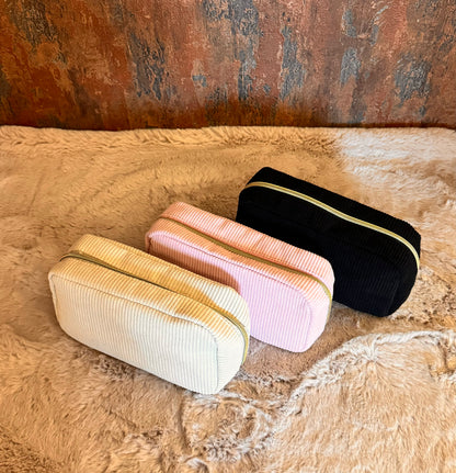 Cord Kosmetiktasche Groß