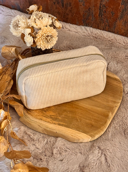 Cord Kosmetiktasche Groß