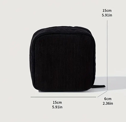 Kosmetiktasche aus Cord klein