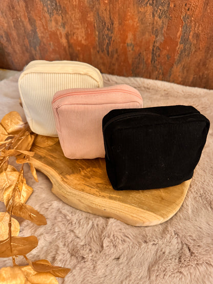 Kosmetiktasche aus Cord klein