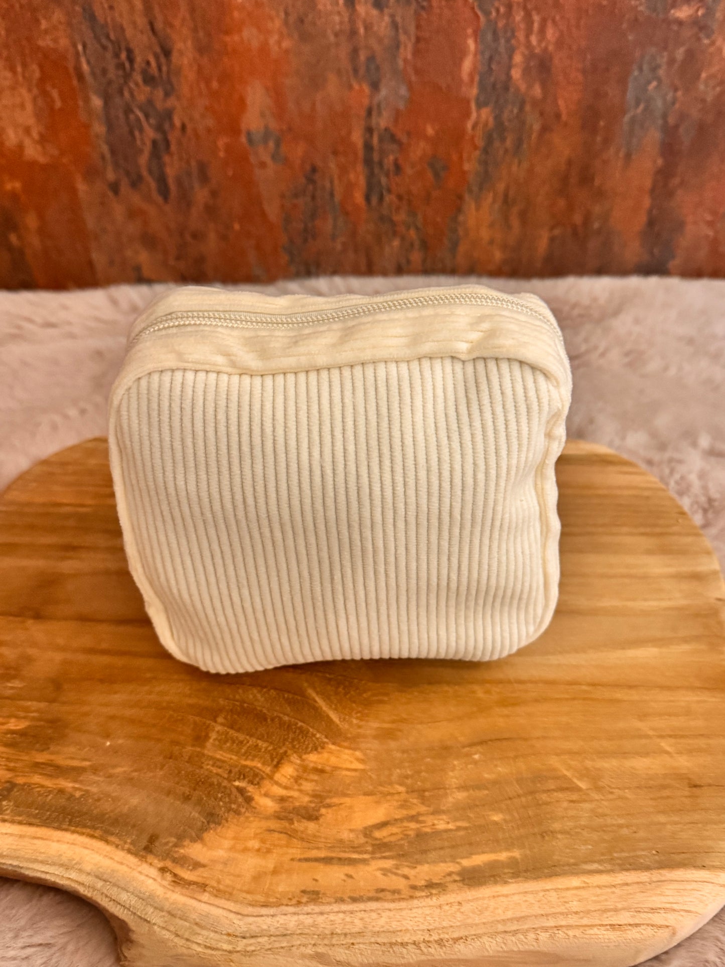 Kosmetiktasche aus Cord klein