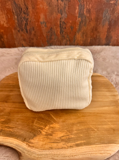 Kosmetiktasche aus Cord klein