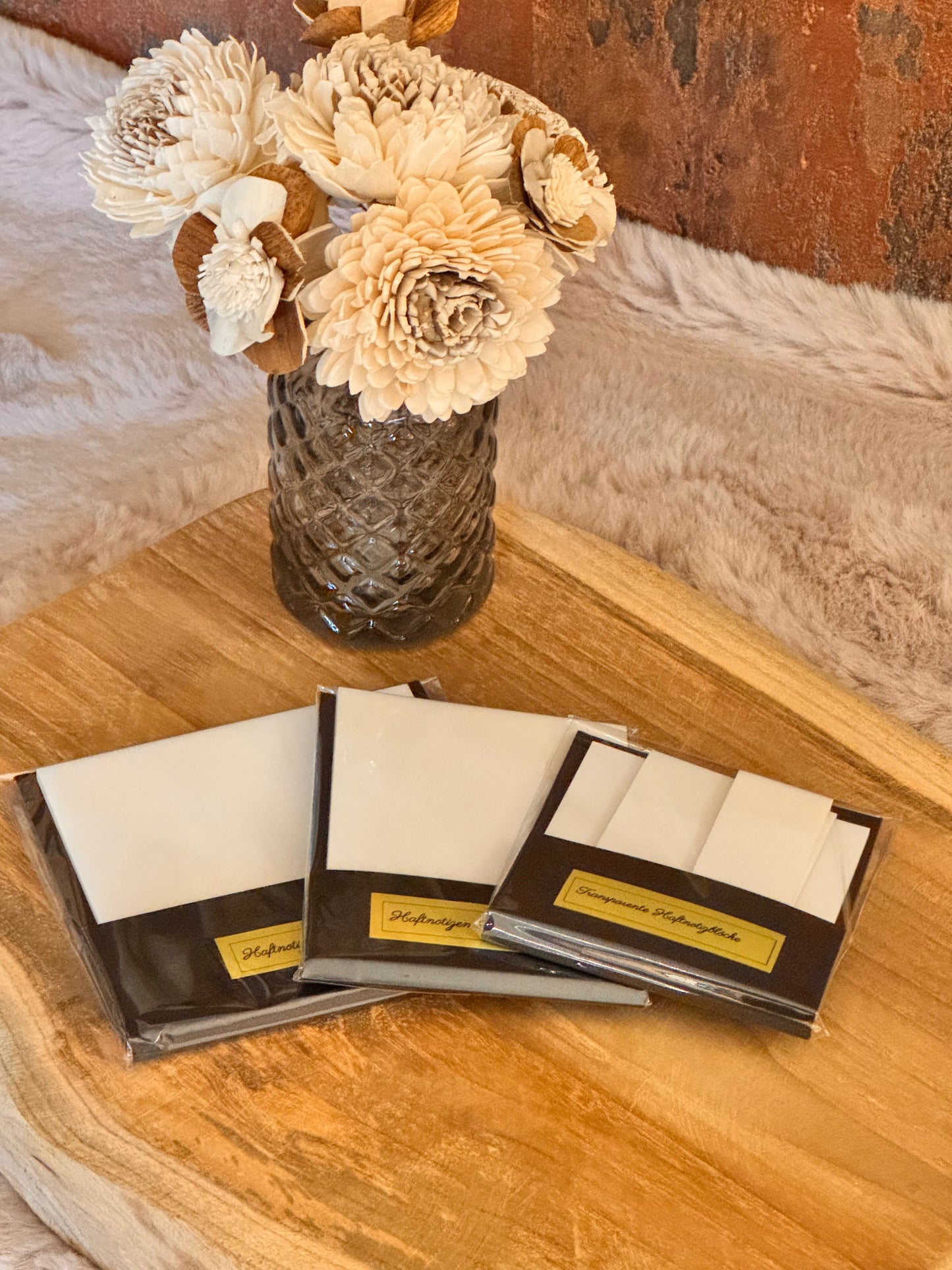 Transparente Haftnotizblöcke