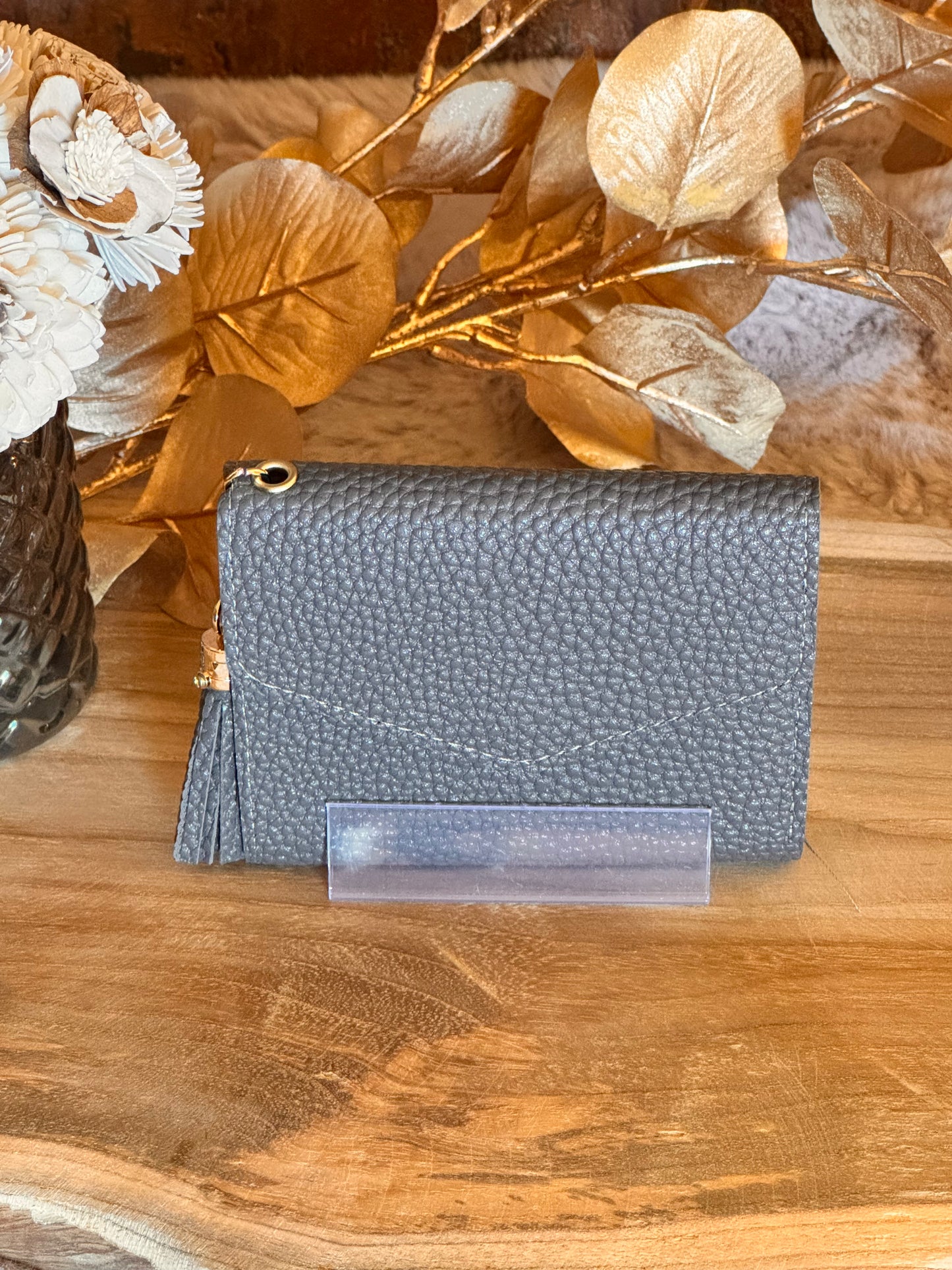 Dreieckiges Damenportemonnaie /Geldbörse / Kartenetui