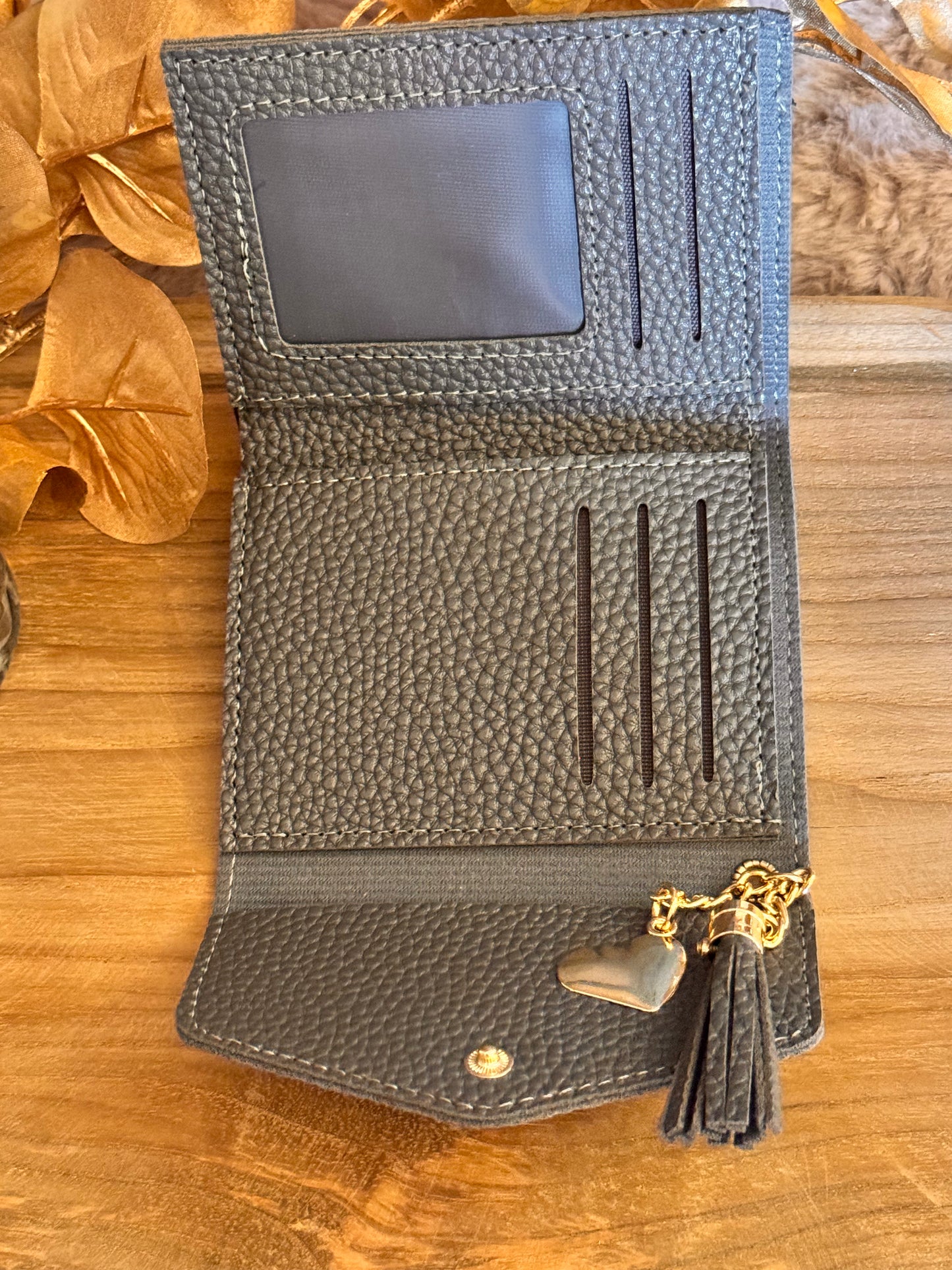 Dreieckiges Damenportemonnaie /Geldbörse / Kartenetui