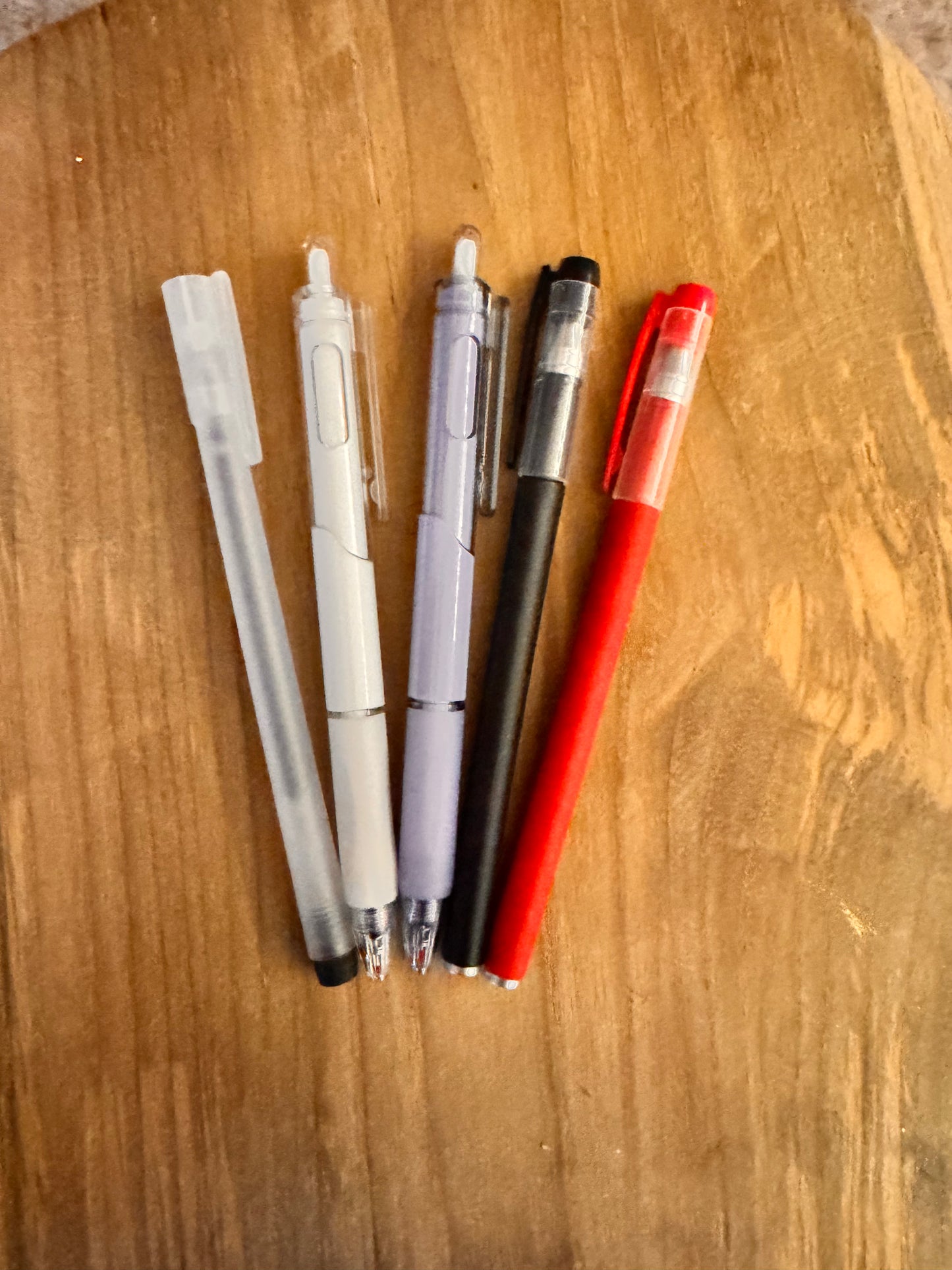 Gel Stifte verschiedene Sorten