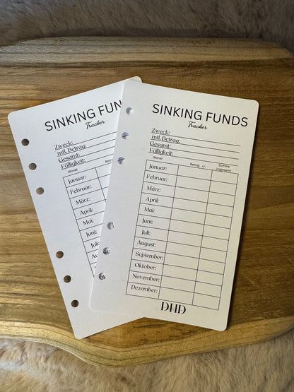 Sinking Fund Tracker