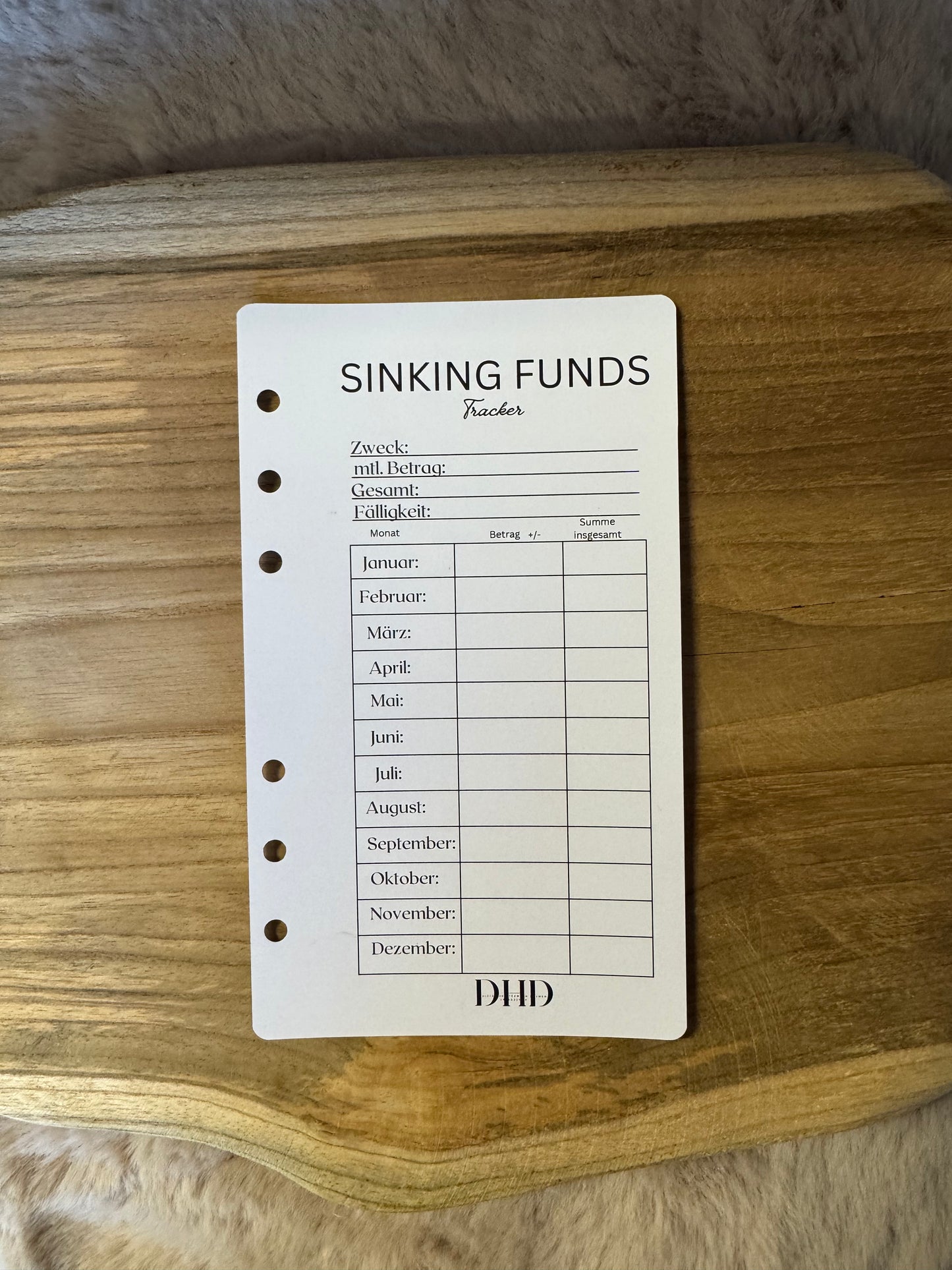 Sinking Fund Tracker